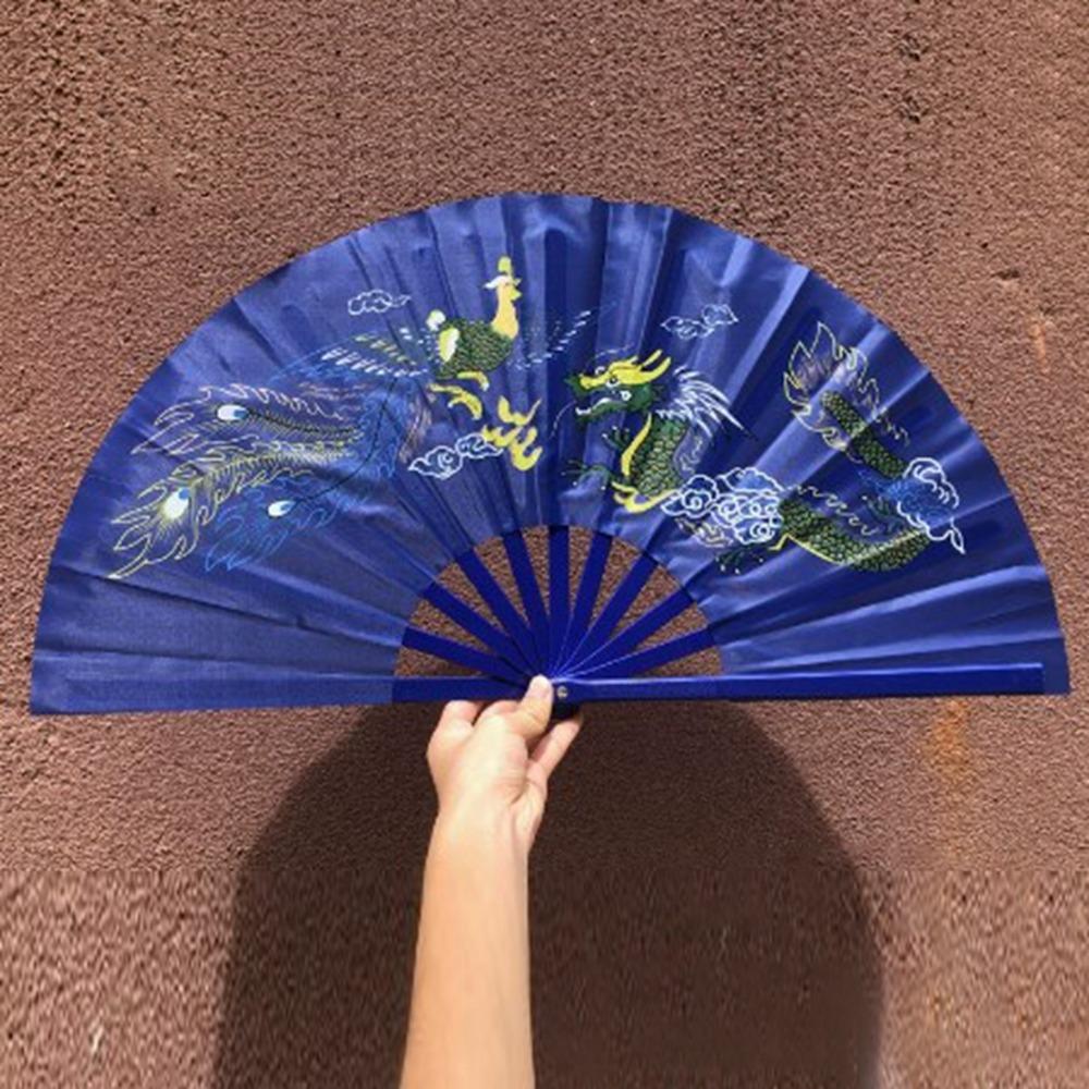 Plastic Bone Dance Performance Fan 34cm Hand Folding Stage Fan  Wedding Party Decor