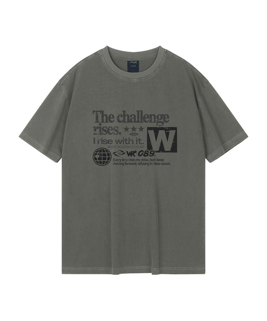 WILDROCK Challenge Pigment Oversized Short Sleeve T-Shirt (Includes Cropped) (Type A)