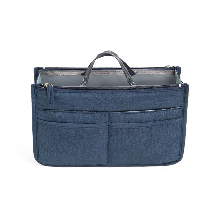 Versatile Travel Toiletry Bag with Double Zipper Opening Insert Bags Organizer