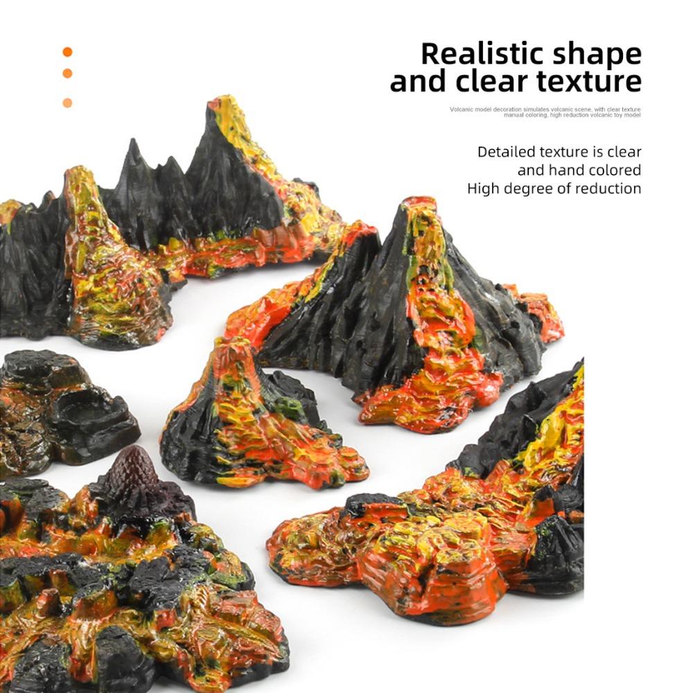 Model Toy Mini Volcano Toys Educational Toy Realistic Mini Volcano  Children Toys