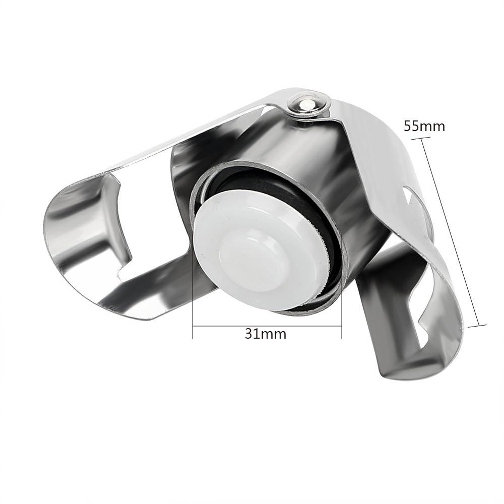 Wine Beer Bottle Cork Plug Creative Stainless Steel Champagne Sparkling Stopper 1PC Portable Bar Tools Sealing Bottle Cap