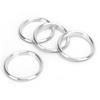 4pcs Car Console Air Outlet Ring Aluminium Alloy Silver Trim Replacement for A3 2014‑2019