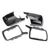 2 stücke 2024 Neue M Look Spiegelabdeckungen für BMW X5 E53 1999-2006 Glänzend Schwarz Rückspiegel Seitenspiegel Abdeckkappen