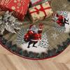 90cm Christmas Tree Apron Round Christmas Base Cover  Christmas Tree Decoration