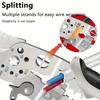 Wire Branching Electric Cable Stripper Anti-Slip Wire Crimping Cutter  Stripping Tool