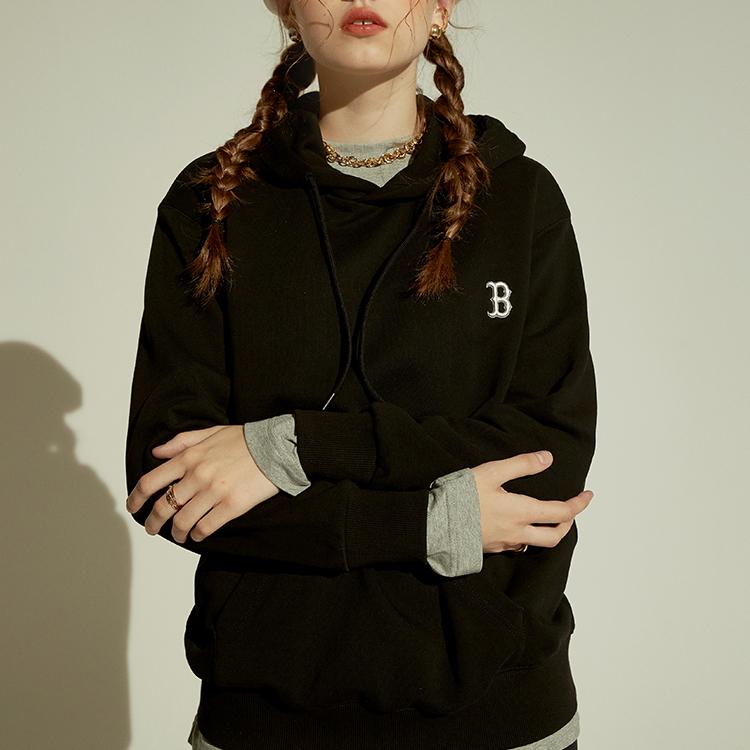 New MLB Old Flower Sweatshirts Unisex Black 31HDM1041-43L