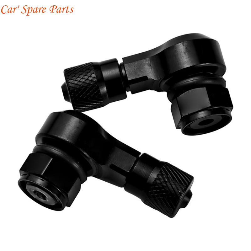 Y4UA Replacement Tire Valves Stems 90 Degree Aluminum Tyre Valves Stem for Motorbike