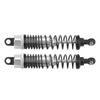 2pcs RC Car Rear Shock Absorber for HIMOTO E10MTL E10MT E10BP 1 10 Car (Silver)