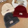 Cotton Knitted Beanie Hat For Women With Warm Coverage For Winter Outdoor Activities