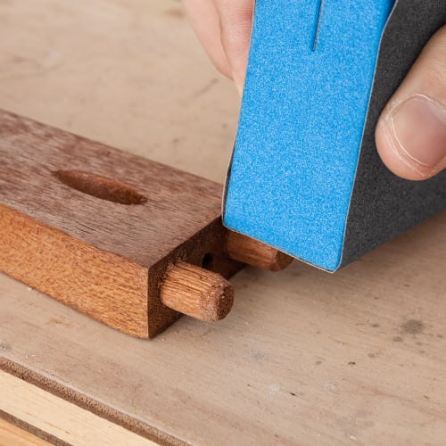 KAKURI Waterproof Sandpaper Set, 6 Sheets (2 Sheets Each of #400, #1000, and #1500) & Paper Grip, for Wet Sanding, Metal, Resin, Stone, Polishing, Rus