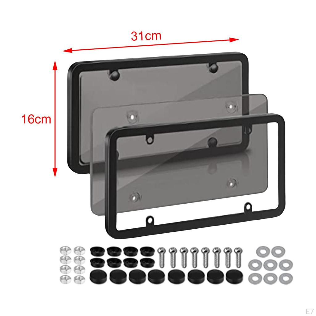 American License Plate Frame 6Inchx12inch Auto Accessory for Front and Rear Car Tags
