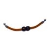 Kimono Haori Made by Suiran Pure Japanese Round Braid [Stylish Iroha] Men's String, Kobo, Silk, Men's Accessories, Crown, Magnet, (Golden Brown)