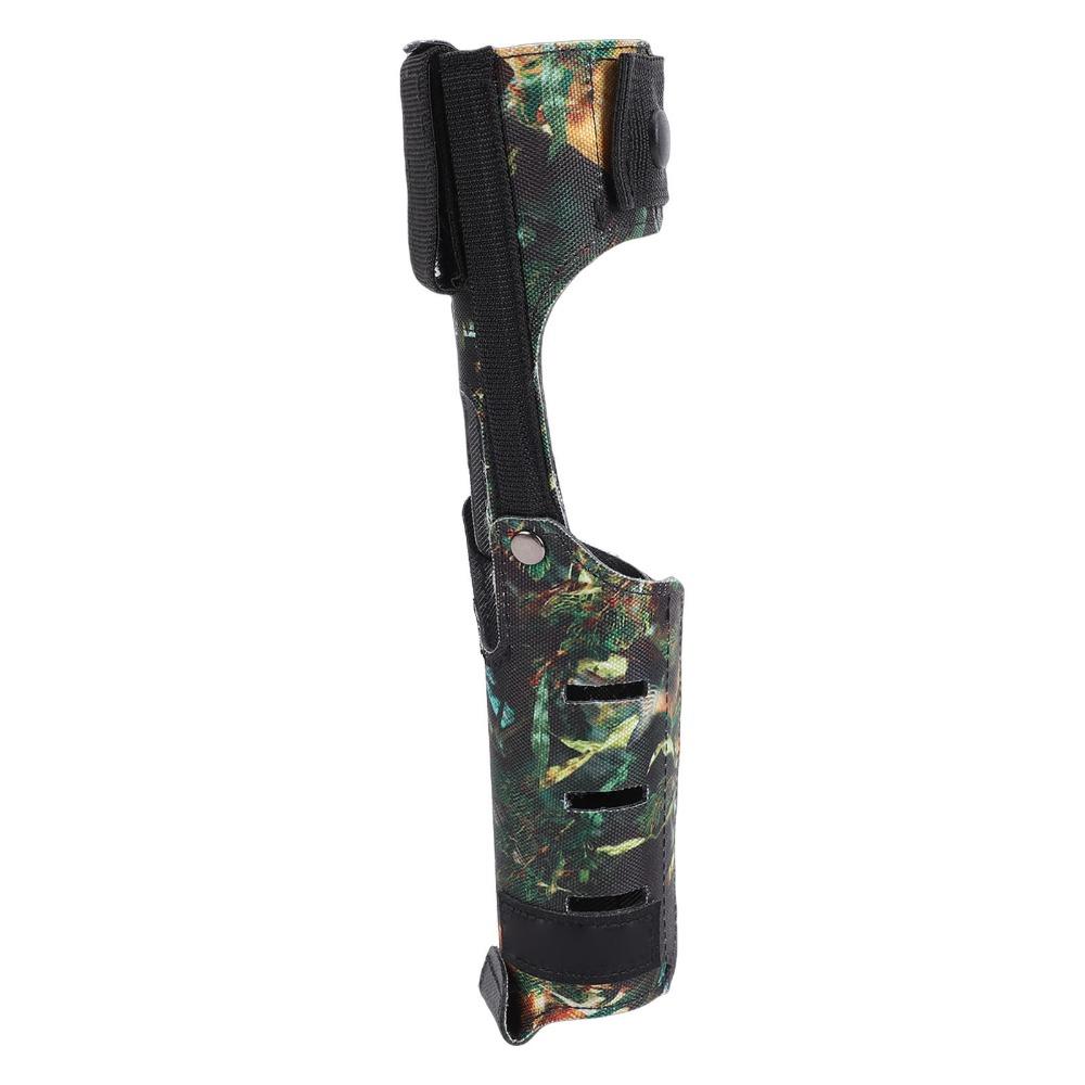 Camouflage Fishing Rod Holder PVC Rod Sheath Holder Durable Waist Rod Carrier  Freshwater Fishing