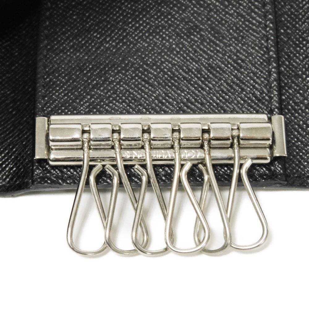 Used 12564 Multicles 6 N62662 7949 Old Model Logo Black Gray 6-Row Black Damier Graphite Noir Men's from Japan AUTHENTIC