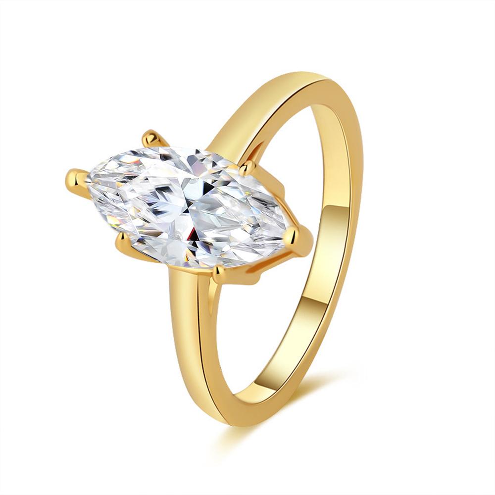 1/2/3Carat Marquise Cut Moissanite Engagement Ring for Women   CopperHalo Diamond Wedding Bands Promise Ring Jewelry