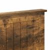 Headboard in Smoked Oak 150 cm Wood Based Material