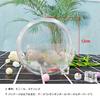 Umora Bag Ita Bag Dustproof Stuffed Animal Pouch for 10cm Stuffed Animals Waterproof Doll Case Fully Transparent Clear Case Round Bag Attachment with
