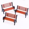 Miniature Park Bench Recliner for Moss Succulent Terrarium and Sand Table Models