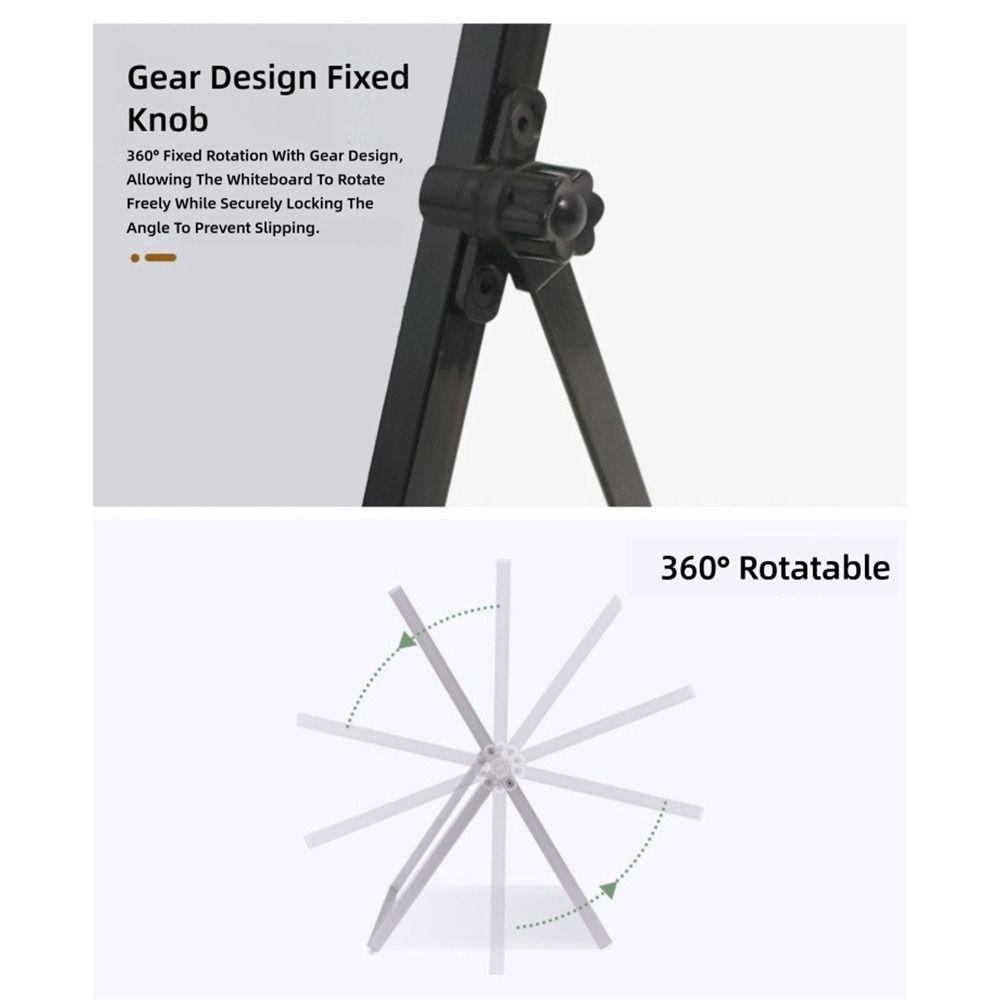 Foldable Desktop Whiteboard Erasable Message Board Portable Writing Board  Home