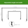 Over The Table Rod Stand With Clamps Adjustable Display Frame Metal Table Balloon Arch With Clamps For Wedding Birthday Party
