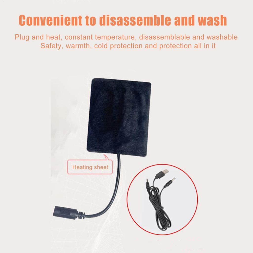 Electric Heated Gloves Non-Slip Cold Weather Screen Touch Winter Electric Heating Gloves for Skiing Cycling Hiking Commuting Men