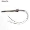 SNDHEATER 1pc 110V 220V 380V DN15/21mm Thread Cartridge Heater Single Head Heated Tube 12x100-200mm 300-1000W for Water Bucket