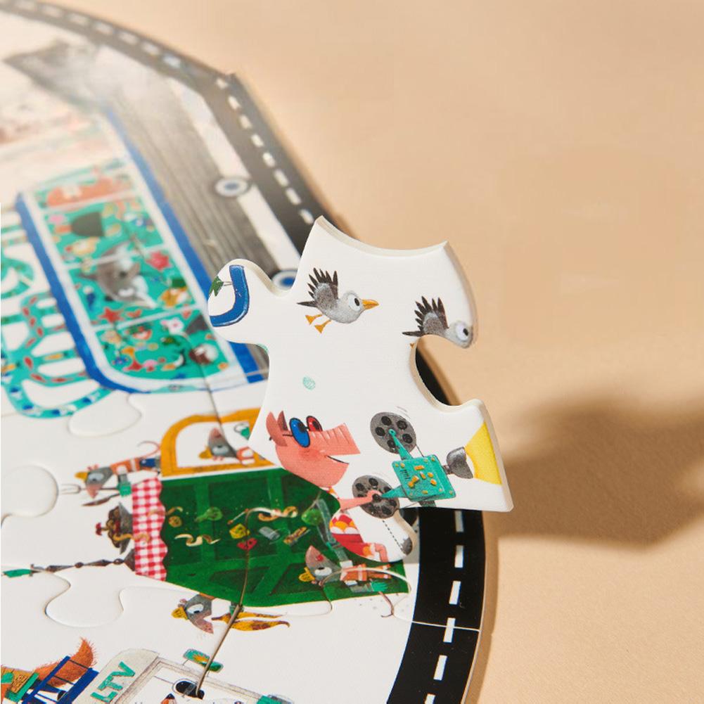 Dinosaur Puzzles For Kids Cartoon Floor Puzzles With Carrying Box Preschool Learning Educational Toys Gifts For Boys Girls