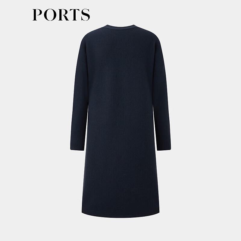 PORTS Women's Autumn/Winter 100% Wool Knit Cardigan