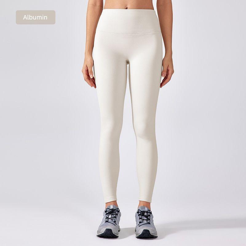 

Original Fleece-lined Yoga Pants Women Autumn and Winter Thickened Tight Leggings High Waist Buttock Lifting Fitness Pants Women Outer Wear Running Albumin M/6 (Recommendation 50.00 kg-55.00 kg