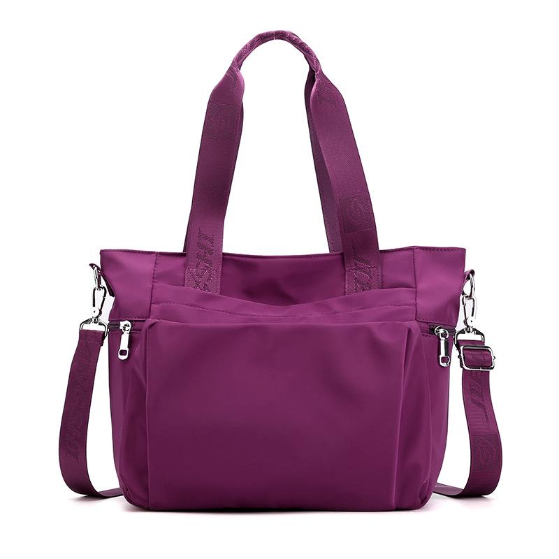 

Нейлоновая модная сумочка: Большая, Повседневная Универсальная Сумка-кроссбоди и Дорожная Наплечная сумка для Женщин фиолетовый