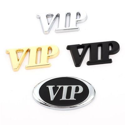 Araç Plakası Amblem Rozet Otomatik VIP 3D Logo Metal Etiket