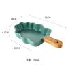 Irregularly Baked Ceramic Plate Leaf Shape Disk Cheese Risotto Fruit Salad Plate Restaurant Tableware Dessert Snack Plate