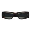 Saint Laurent Logo Rectangle Sunglasses Women Sunglasses Tortoise SLM140F-003