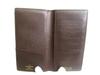 Authentisches LOUIS VUITTON Damier Braun Leder Klappe Scheckbuch Geldschein Portemonnaie #a855 Geöffnete Schachtel