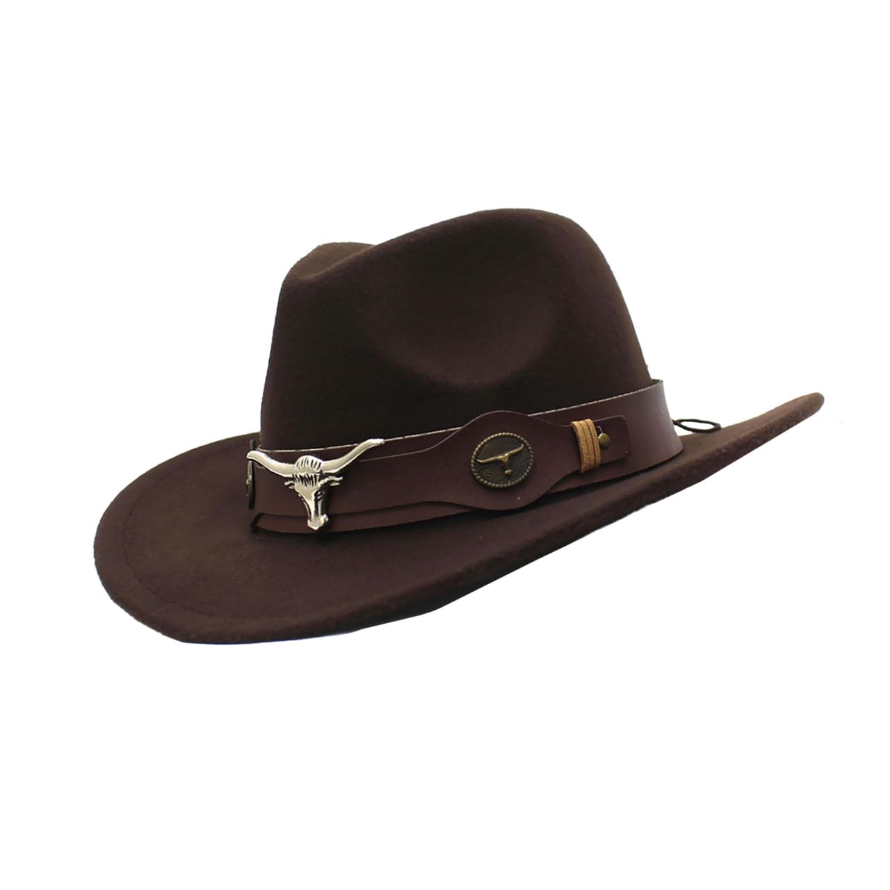 

One Limitation Ретро Ковбойская Западная Джазовая CP633 Мужская Шляпа, Федора, Стиль, Шляпа, Коричневая,