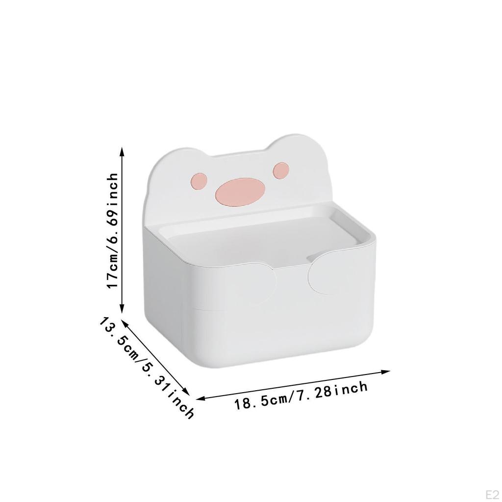 Tissue Holder Dispenser Bathroom Storage Rack Stylish Modern Multipurpose Paper Towel