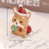 Christmas Resin Ornament Mini Santa Claus Resin Ornament Decorative Gifts Resin Crafts Tabletop Ornament