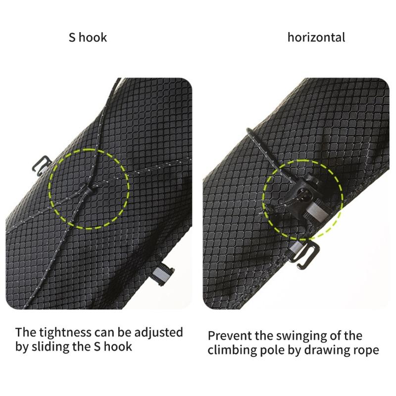 Portable Trekking Poles Carrying Bag Compacts Hiking Poles Organizers Outdoor Hiking canes Bag Backpacks Easy to Carry