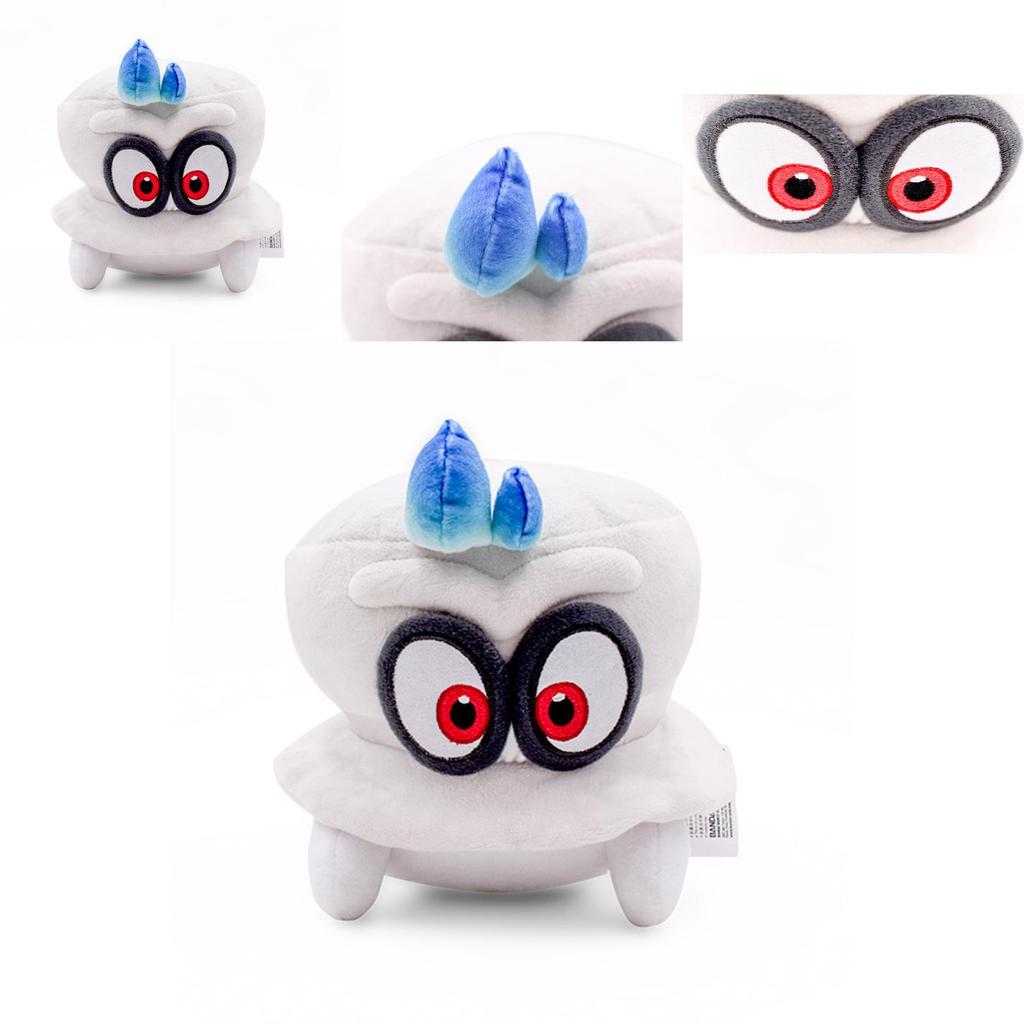 Charmantes kleines Kuscheltier Super Mario Odyssey White Cappy Normalform 8" Plüschtier für Kinder