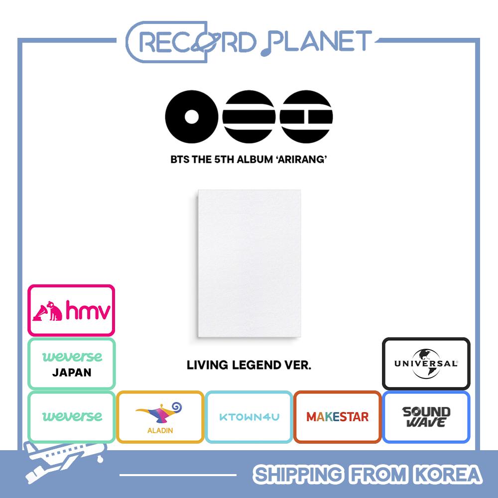 [Pre-ordine] BTS [ ARIRANG ] Versione Leggenda Vivente / 5° Album Completo [POB] No Benefit