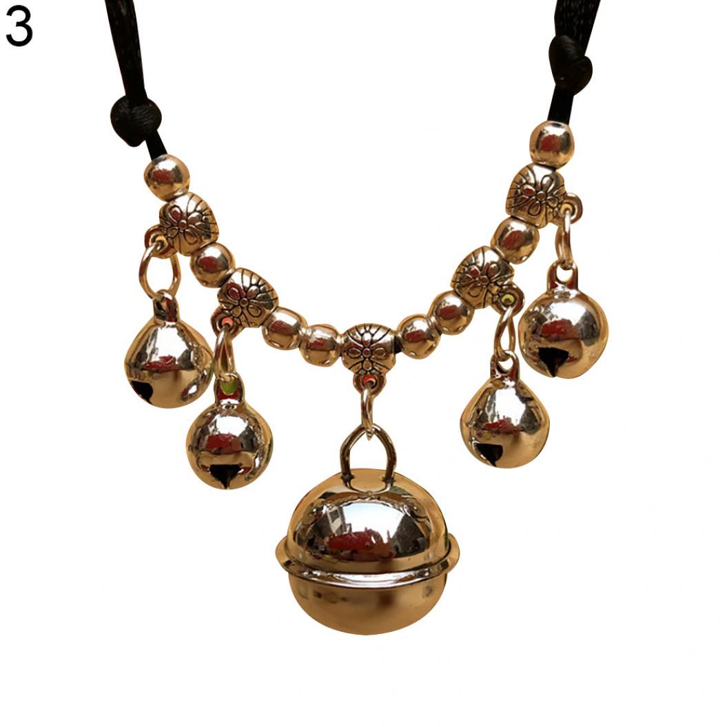 

Декоративный ошейник с несколькими колокольчиками для кошек и собак L чёрный