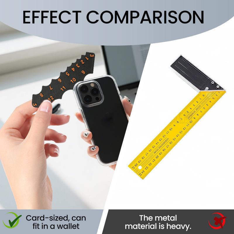 Multi-Functional Radius Fillet Gage Convex Arc Measure Gauge Measuring Tool For Industry Field Work Home Mould Maker