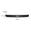 Car Door Sill Trim Anti kick Stickers Pedal Guards for Volkswagen VW Polo Trunk Threshold Protective Decals Strip Tape Decor
