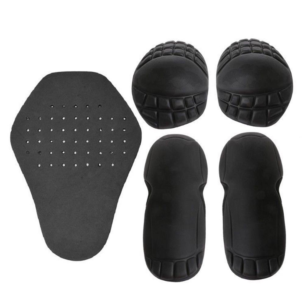 Set di 5 Pezzi Protezioni Rimovibili per Spalle, Gomiti e Schiena per Moto Protezione Integrata per Corsa Moto Accessori Moto