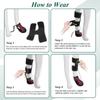 Drops Foot Brace No Knuckling Boot Brace For Dog Corrective Dog Shoes To Safely Lift Toes Hard Anti-Skid Sole Paw Protection
