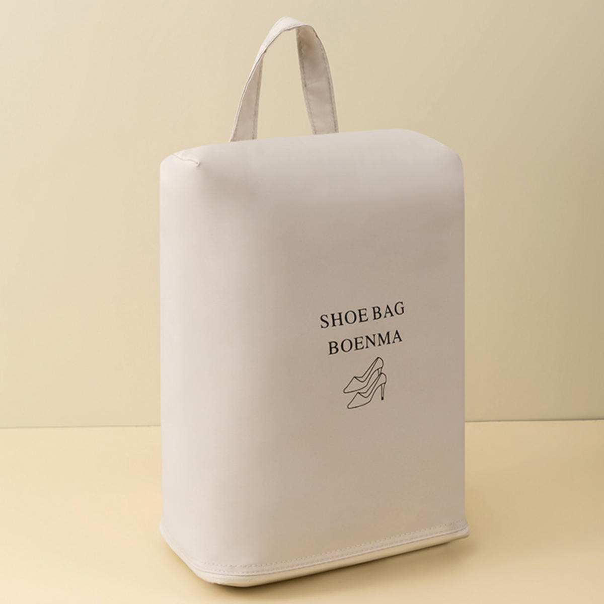 

Travel Shoe Bags Waterproof Portable Shoe Pouches Organizer Dust-Proof Portable Small Sneaker Organizer for Travel Hiking one size бежевый