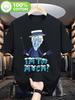 Plus Size Black T-shirt with "I'M TOO MUCH!" Design - Cotton