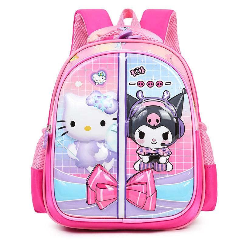 Zaino Scolastico Cinnamoroll per Bambini in Tessuto Oxford Leggero per l'Uso Educativo dei Piccoli