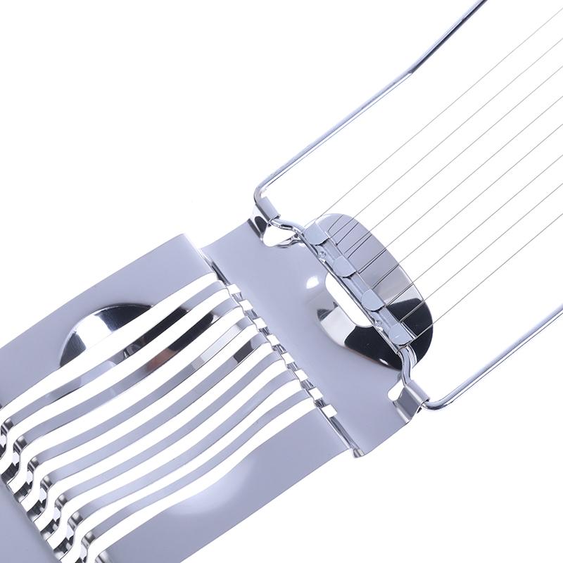 Stainless Steel Egg Cutter Preserved Egg Splitting Tool Fancy Egg Slicer