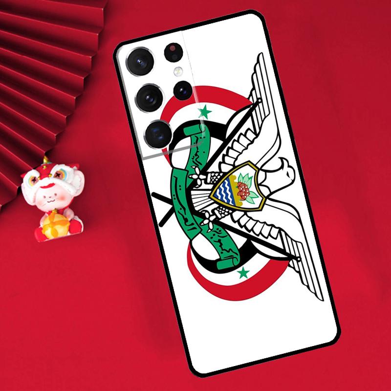 Yemen Coat of Arms Flag Case For Samsung Galaxy S24 S23 S25 S26 Ultra S20 FE S21 S22 Plus S10 S25 FE Cover Funda